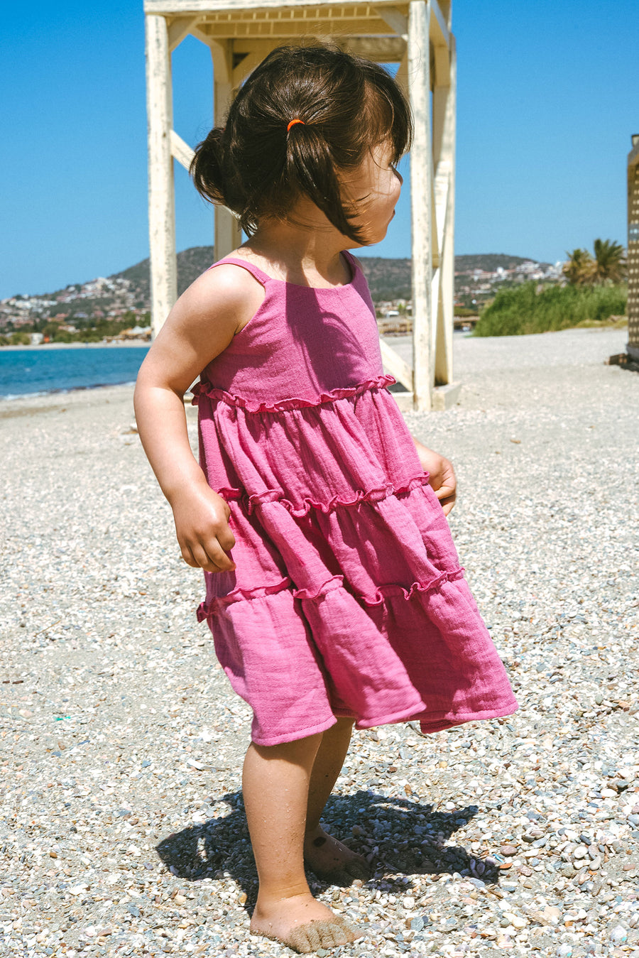 Amelia dress mini - Dusty pink