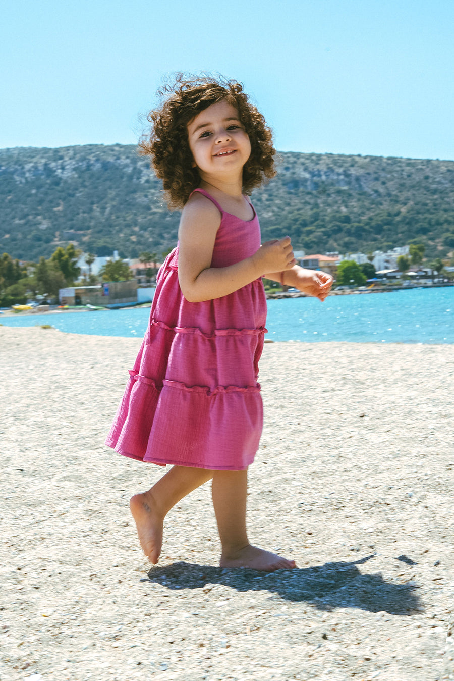 Amelia dress mini - Dusty pink